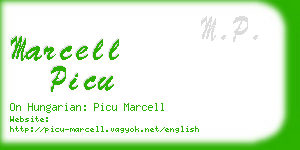 marcell picu business card